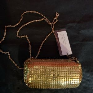 Beautiful gold mini purse
